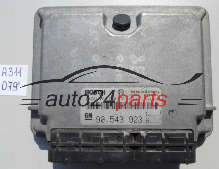 KOMPUTER STEROWNIK SILNIKA OPEL ASTRA VECTRA ZAFIRA  BOSCH 0 281 001 630 , GM 90 543 923
