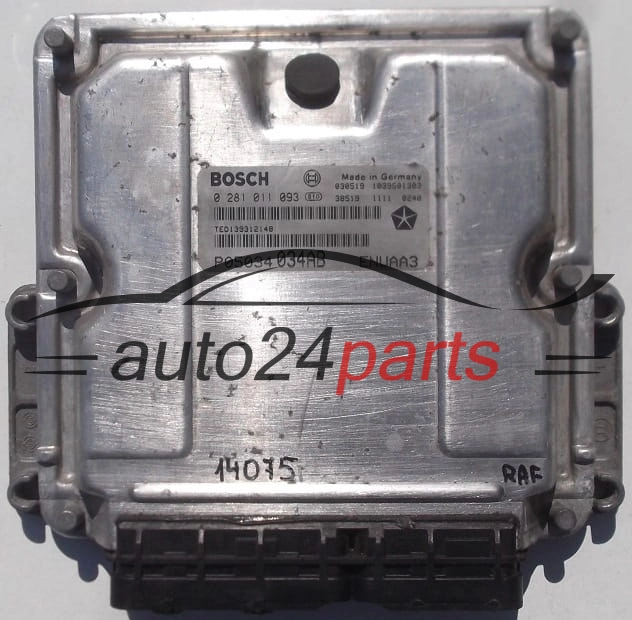 KOMPUTER STEROWNIK SILNIKA CHRYSLER PT CRUISER 2.2 CRD BOSCH 0 281 011 093