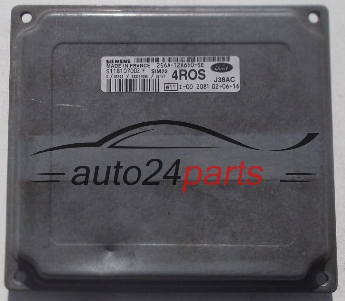 ECU CENTRALITA DE MOTOR FORD FIESTA 1.4 SIEMENS S118107002 F
