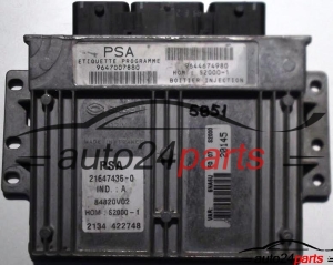 CALCULATEUR MOTEUR CITROEN PEUGEOT 1.8 21647436-0, 9647007880, 9644674980 