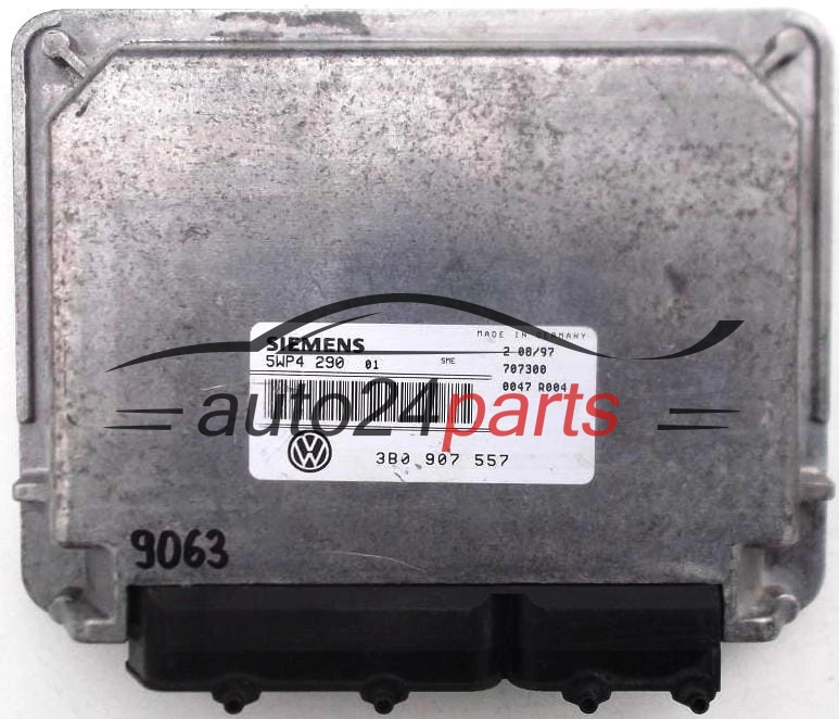 KOMPUTER STEROWNIK SILNIKA VW VOLKSWAGEN PASSAT 1.6 AHL 3B0907557, 3B0 907 557 SIEMENS 5WP4290 01, 5WP4 290 01