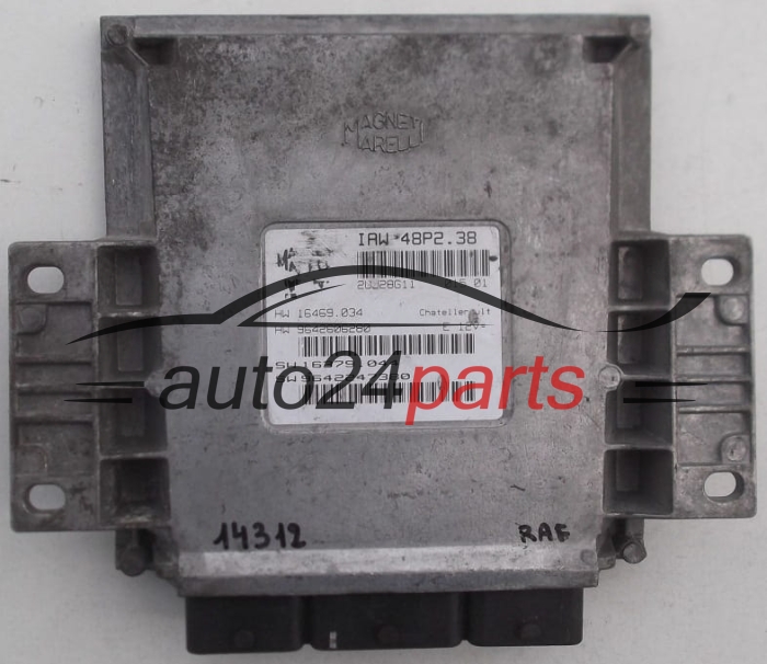 CALCULATEUR MOTEUR PEUGEOT 206 MAGNETI MARELLI  IAW48P238, 16469034, 9642606280, 16379044, 9642247380
