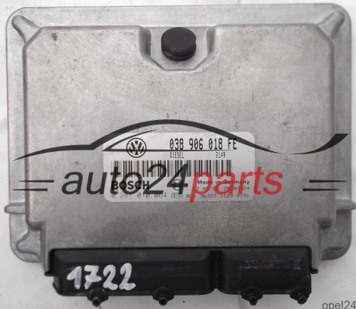 ECU CENTRALITA DE MOTOR VW VOLKSWAGEN PASSAT 1.9 TDI 038906018FE, 038 906 018 FE, BOSCH 0 281 010 064, 0281010064, DIESEL 2149, 28SA3920