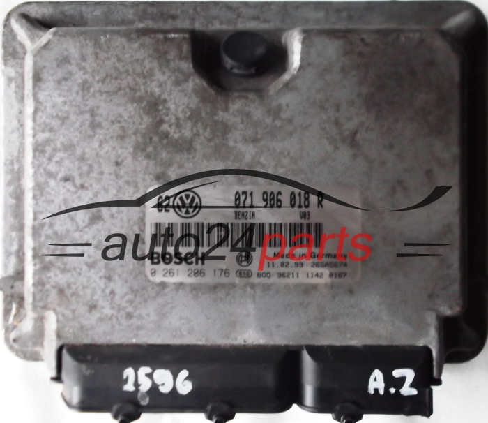 KOMPUTER STEROWNIK SILNIKA VW VOLKSWAGEN GOLF BORA 2.3 V5 071 906 018 R, 071906018R, BOSCH 0 261 206 176, 0261206176