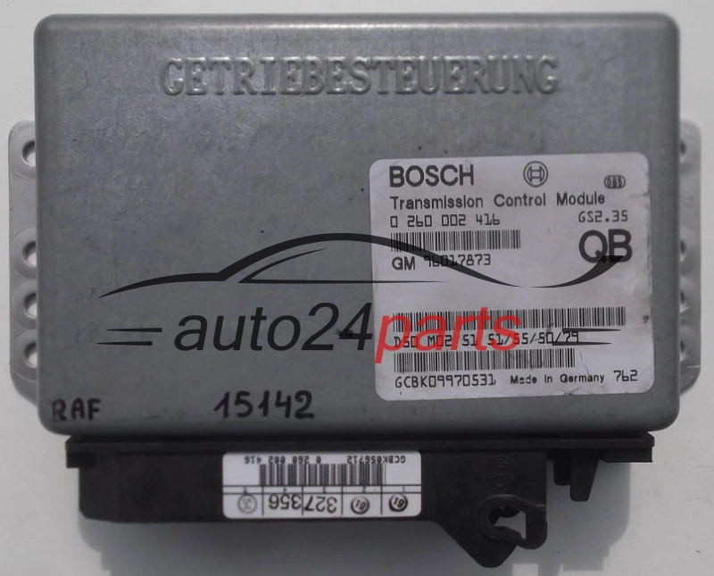STEROWNIK SKRZYNI AUTOMATYCZNEJ OPEL OMEGA 2.0 BOSCH 0 260 002 416, GM 96017873 QB