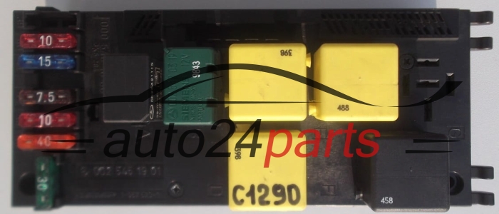 BOITE ELECTRIQUE A RELAIS ET FUSIBLE  MERCEDES W 203 002 542 03 19,  002 545 19 01