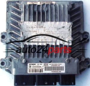 ECU CENTRALITA DE MOTOR PEUGEOT 307 2.0 HDI SIEMENS 5WS40029L-T, 5WS40029LT, SW 9656061180, HW 9655041480, SID803 