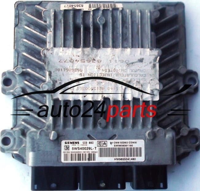 ECU CENTRALITA DE MOTOR  PEUGEOT 307 2.0 HDI SIEMENS 5WS40029L-T