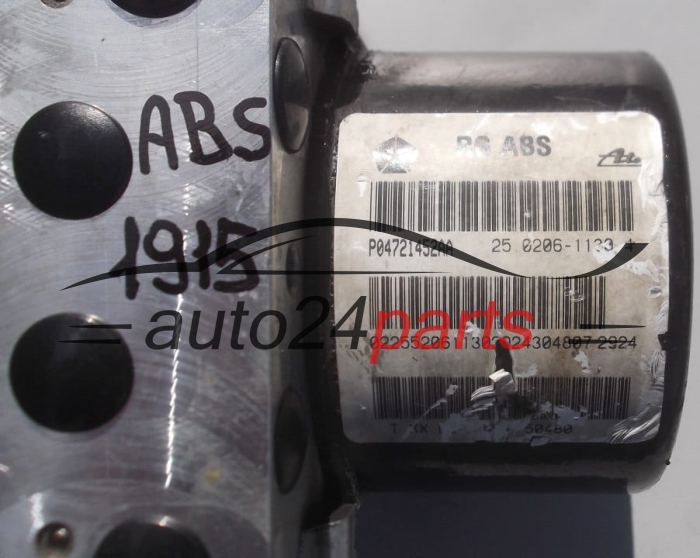 POMPE HYDRAULIQUE ET CALCULATEUR d'ABS CHRYSLER VOYAGER P04721452AA, ATE , 25.0926-4329.3