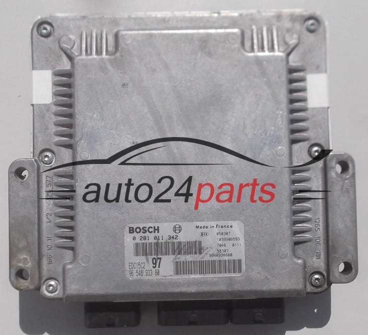 MOTORSTEUERGERÄT ECU STEUERGERÄT  CITROEN PEUGEOT 2.0 HDI BOSCH 0 281 011 342