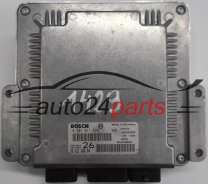MOTORSTEUERGERÄT ECU STEUERGERÄT CITROEN C5 2.0 HDI BOSCH 0281011524, 0 281 011 524, 9652183880, 96 521 838 80, EDC15C2 26 