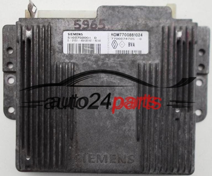 RENAULT LAGUNA 2.0 8V S103750001 D, HOM7700861024, 7700874785