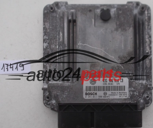 CALCULATEUR MOTEUR VOLKSWAGEN GOLF TOURAN 1.9 TDI BOSCH 0 281 011 900, 0281011900, 03G 906 016 CB, 03G906016CB, EDC16U1, 1039S06216