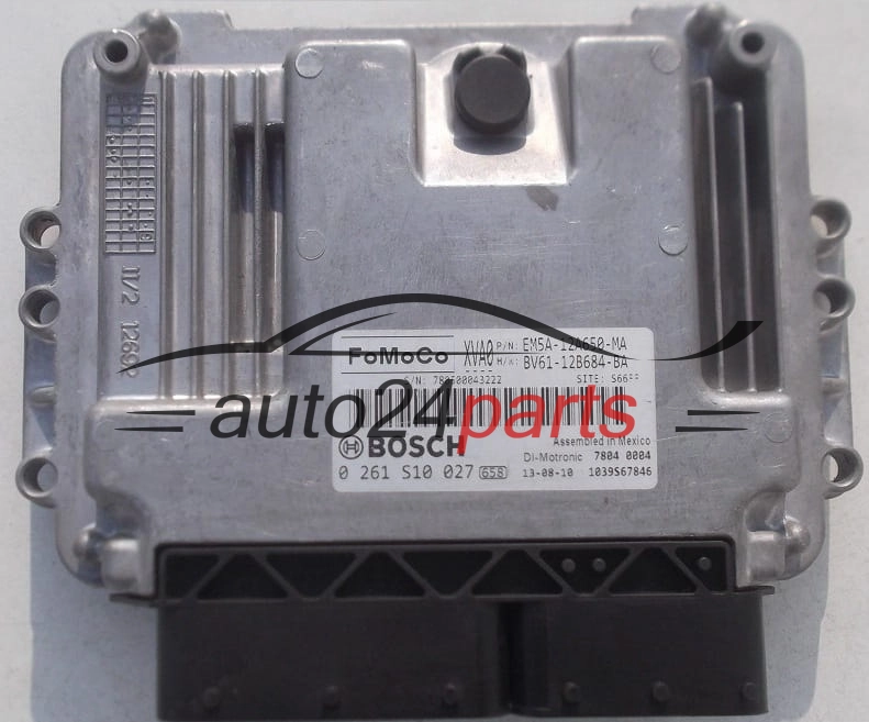 MOTORSTEUERGERÄT ECU STEUERGERÄT  FORD FOCUS 2.0 BOSCH 0 261 S10 027, FoMoCo EM5A-12A650-MA