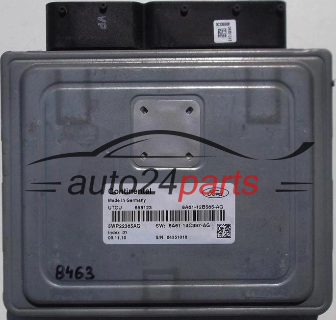 KOMPUTER STEROWNIK SILNIKA FORD FOCUS 1.6 TDCI Continental 5WP22365AG, 8A61-12B565-AG,  8A61-14C337-AG