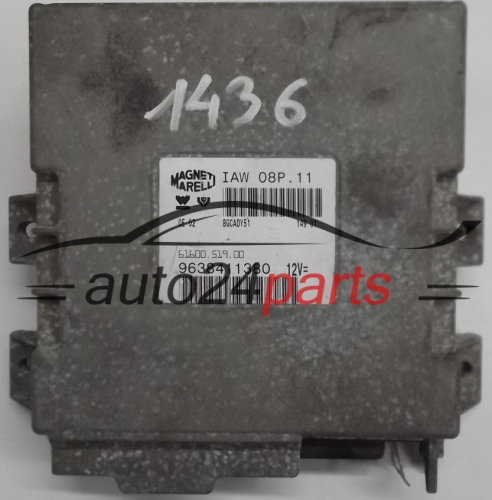 ECU CENTRALITA DE MOTOR CITROEN JUMPER 2.0 9638411380, IAW 08P.11, IAW08P.11, IAW08P11, 61600.519.00 