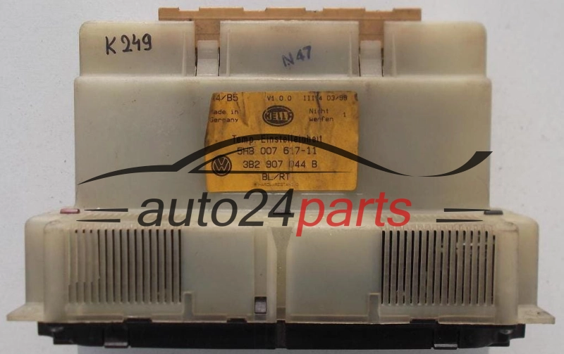 PANEL OGRZEWANIA STEROWNIK NAWIEWU REGULATOR KLIMATRONIK VOLKSWAGEN AUDI A4 B5 GOLF BORA PASSAT 3B2 907 044 B / 3B2907044B / 5HB 007 617-11 / 5HB00761711