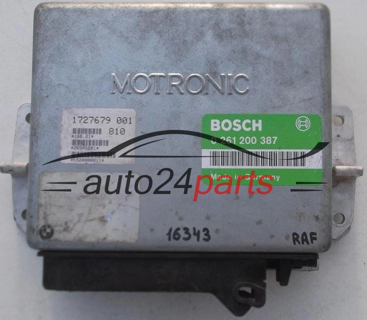 ECU CENTRALITA DE MOTOR BMW E30 E34 BOSCH 0 261 200 387, 0261200387, 1727679