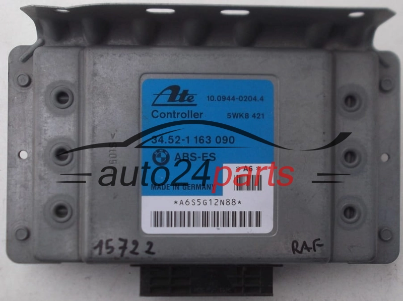 ABS STEROWNIK BMW E36 ATE 10.0944-0204.4, 10094402044, 5WK8 421, 5WK8421, 34.52-1 163 090, 34521163090