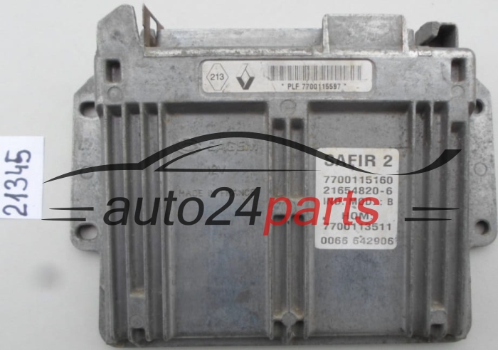 KOMPUTER STEROWNIK SILNIKA RENAULT CLIO 1.2 Sagem 21654820-6, 216548206, 7700115160, 7700113511 