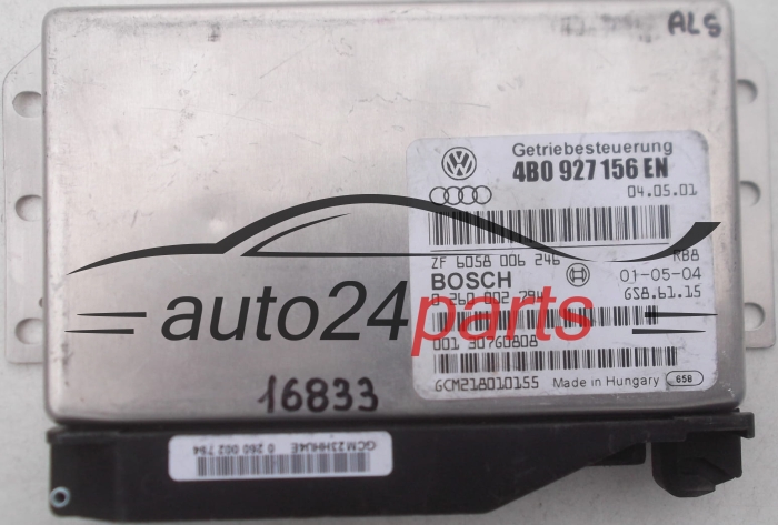 GETRIEBESTEUERGERÄT GETRIBESTEUERUNG AUDI 3.0 V6 BOSCH 0 260 002 794, 0260002794, 4B0 927 156 EN, 4B0927156EN