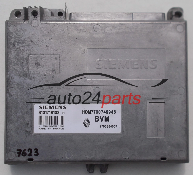 KOMPUTER STEROWNIK SILNIKA RENAULT CLIO 1.4, S101718103, HOM7700749946, BVM