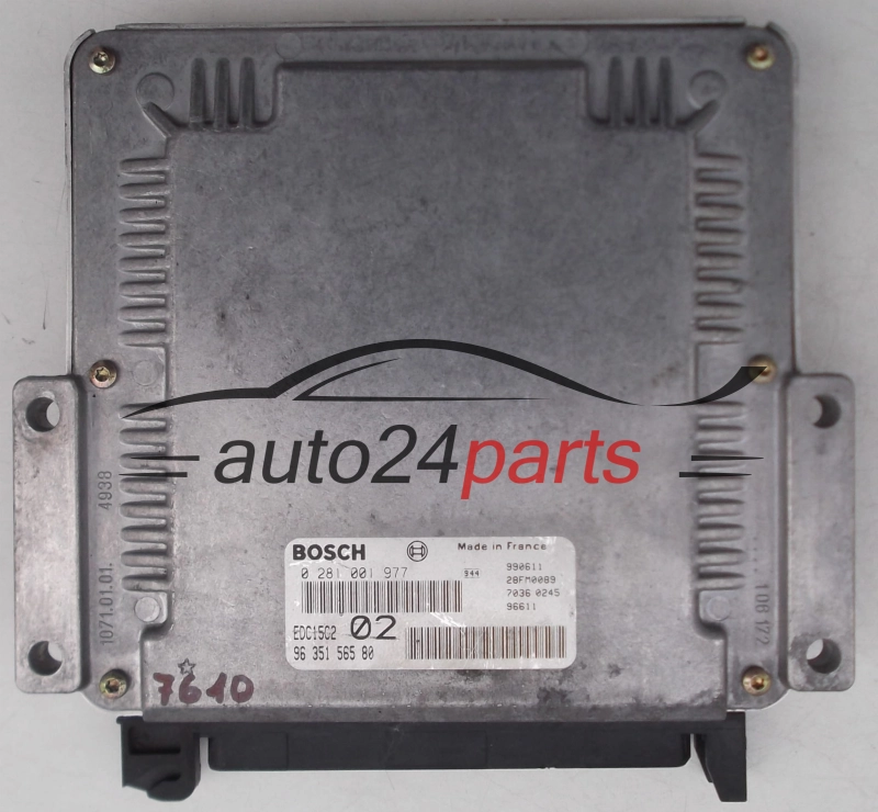 BOSCH 0 281 001 977, 0281001977, 96 351 565 80, 9635156580