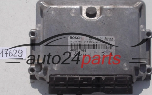 KOMPUTER STEROWNIK SILNIKA FIAT ALFA ROMEO BOSCH 0 281 010 340, 0281010340, 46821768, 16651JA 