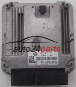 MOTORSTEUERGERÄT ECU STEUERGERÄT  SKODA OCTAVIA 2.0 TURBO BOSCH 0 261 S02 114, 0261S02114, 1Z0 907 115, 1Z0907115, MED9.1 