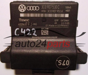 KOMFORTSTEUERGERÄT GATEWAY VOLKSWAGEN TEMIC 402063 TFJ-ING, 3C0907530C, 3C0 907 530 C, 3C0907951A, 3C0 907 951 A 