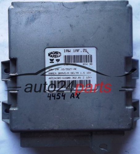 KOMPUTER STEROWNIK SILNIKA FIAT BRAVO BRAVA MAREA LANCIA DELTA 1.6 IAW1AF.1G, IAW 1AF.1G/5527-AC 46534303 6160036201, 61600.362.01 