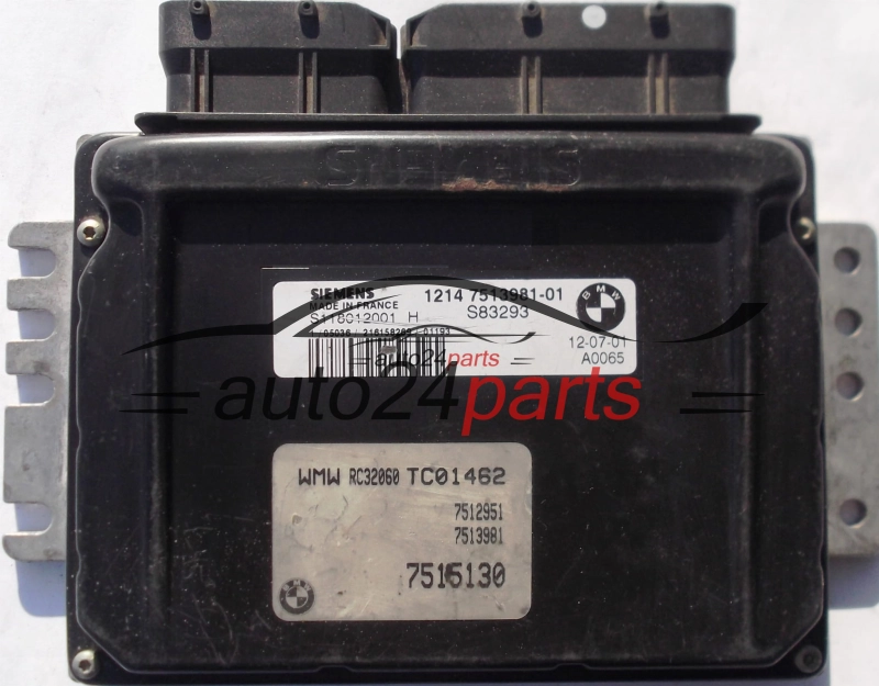 KOMPUTER STEROWNIK SILNIKA MINI COOPER 1.6 SIEMENS S118012001H, S83293, 1214751398101