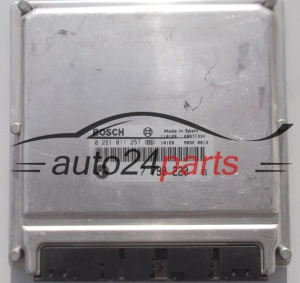 CALCULATEUR MOTEUR BMW X5 BOSCH 0 281 011 257, 0281011257, 7 790 220, 7790220 