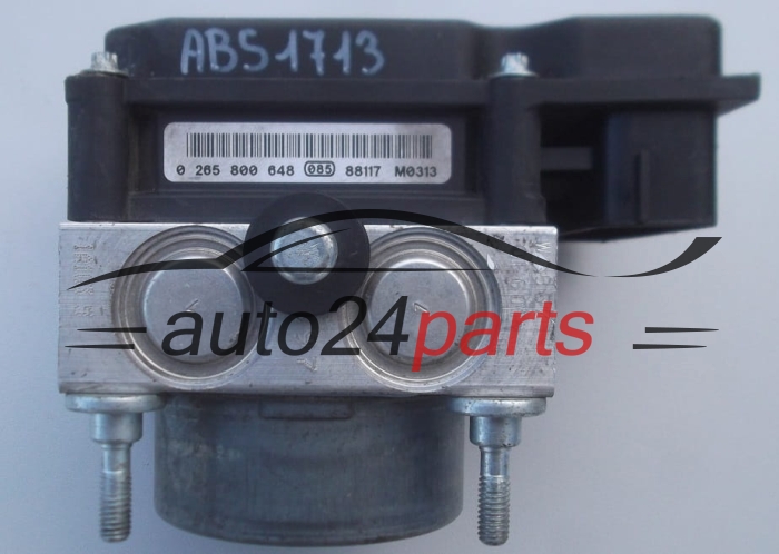 BOMBA HIDRAULICA Y CENTRALITA ABS FIAT 500 BOSCH 0 265 231 972,  51801319, 0 265 800 648