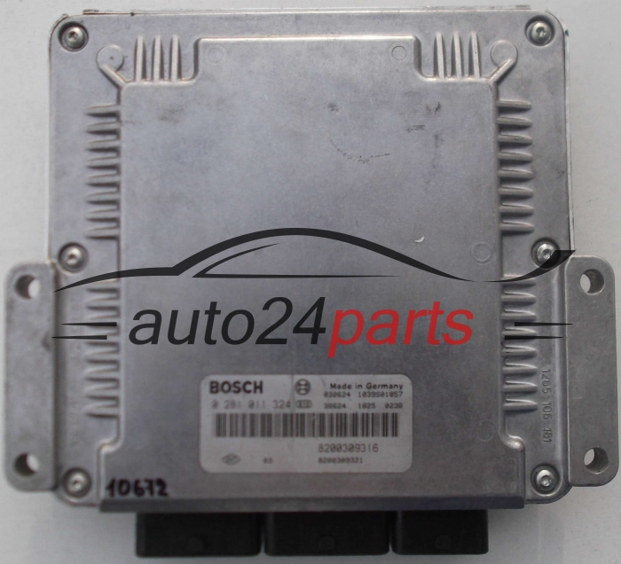 KOMPUTER STEROWNIK SILNIKA RENAULT LAGUNA 1.9 DCI BOSCH 0281011324