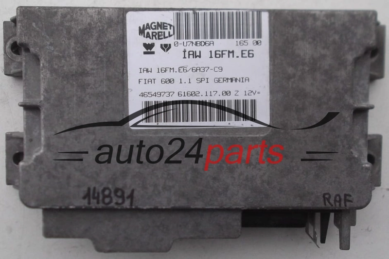 IAW 16FM.E6, IAW16FME6, 61602.117.00, 6160211700, 46549737