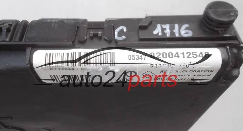 CENTRALKA MODUL RENAULT MEGANE S118400150 F, S118400150F, 8200412548