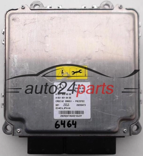 KOMPUTER STEROWNIK SILNIKA MERCEDES Delphi 28250473, A 651 900 69 00