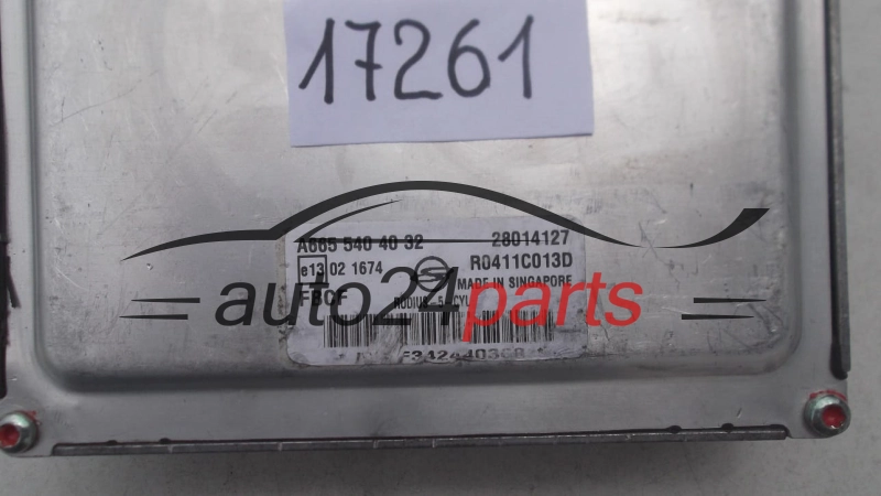 KOMPUTER STEROWNIK SILNIKA SSANGYONG RODIUS 2.7 A 665 540 40 32