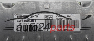 KOMPUTER STEROWNIK SILNIKA CITROEN PEUGEOT 5WS40023C-T, 5WS40023CT, SW9644803380, HW9644302380 