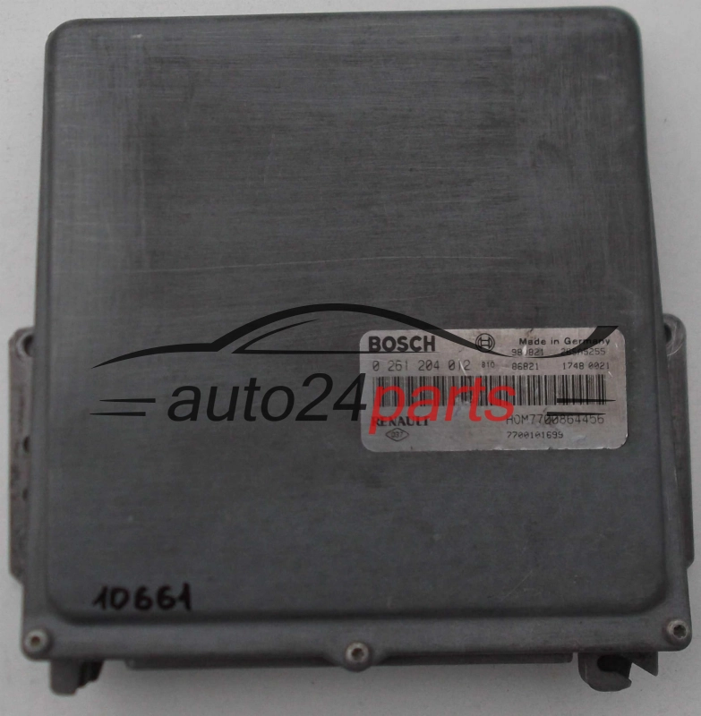 ECU CENTRALITA DE MOTOR  RENAULT SAFRANE BOSCH 0 261 204 012,  HOM 7700864456