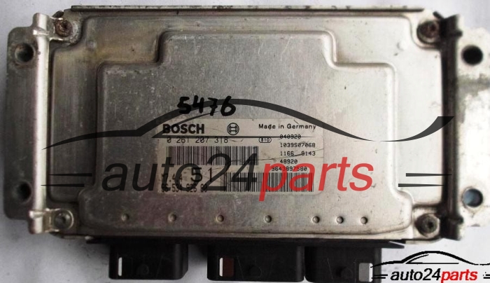 MOTORSTEUERGERÄT ECU STEUERGERAT CITROEN XSARA PICASSO 1.6 BOSCH 0261207318