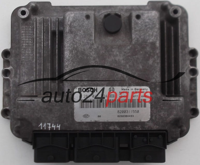 KOMPUTER STEROWNIK SILNIKA RENAULT ESPACE 2.2 DCI BOSCH 0281011724, 0 281 011 724, 8200311550 8200384493 1039S04018