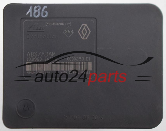 BOMBA HIDRAULICA Y CENTRALITA ABS RENAULT LAGUNA 8200 053 422 B, 8200053422B, P5CT2AAY1, ATE 10.0206-0167.4, 10020601674, ATE 10.0960-1431.3
