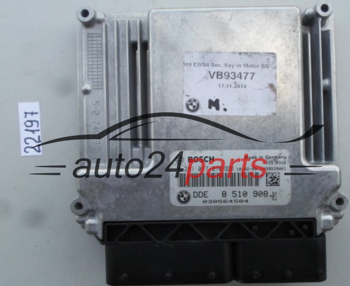 MOTORSTEUERGERÄT ECU STEUERGERAT BMW BOSCH 0 281 017 070, 0281017070, DDE 8510908, DDE8510908