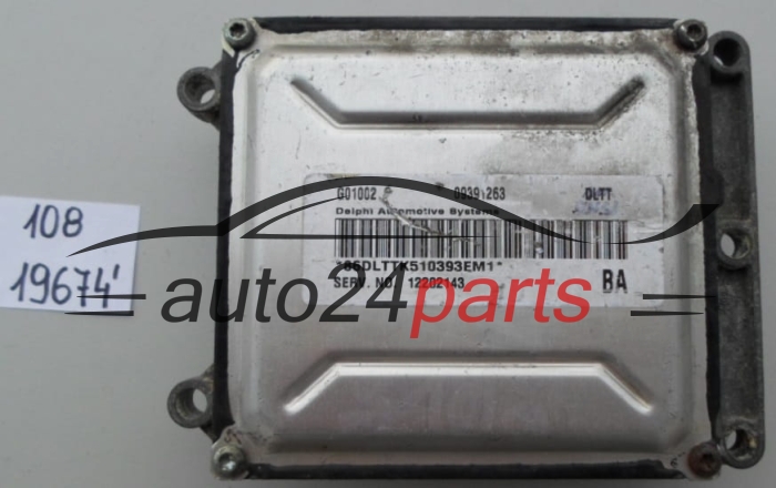 KOMPUTER STEROWNIK SILNIKA OPEL ASTRA VECTRA ZAFIRA 2.2 Z22SE 09391263 DLTT, 12202143, 12 202 143, 6235044, 62 35 044