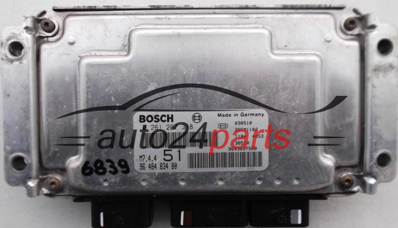 KOMPUTER STEROWNIK SILNIKA CITROEN XSARA PICASSO 1.6 9648483480