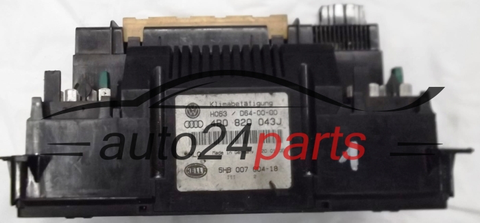 PANEL OGRZEWANIA STEROWNIK NAWIEWU REGULATOR KLIMATRONIK AUDI A6 S6 RS6 4B0 820 043 J, 4B0820043J, 5HB 007 604-18, 5HB00760418