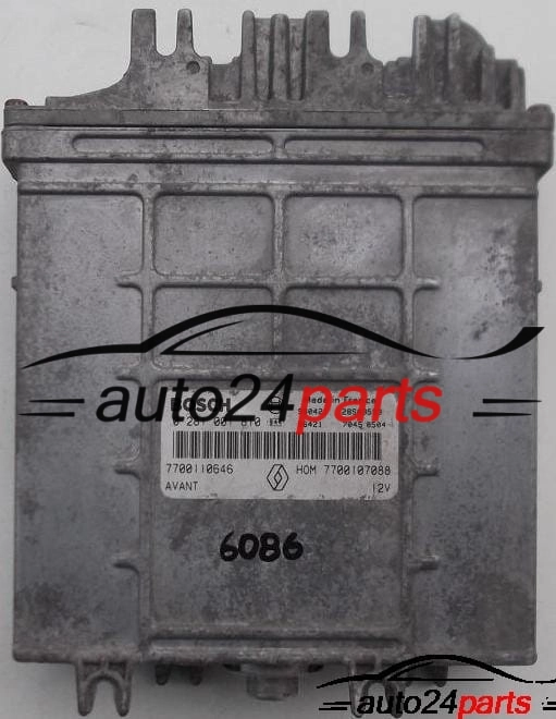 CALCULATEUR MOTEUR RENAULT MEGANE 1.9 DTI BOSCH 0281001810, HOM 7700107088, 7700110646