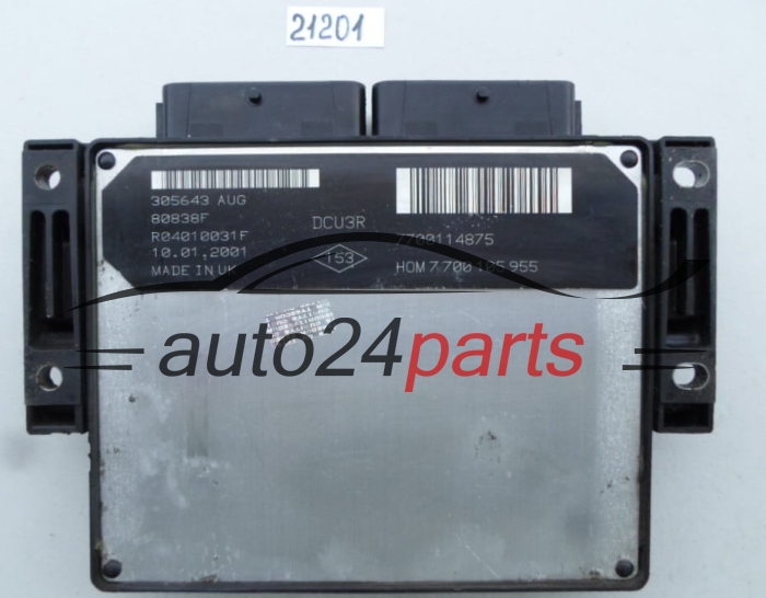 RENAULT CLIO 1.9 D LUCAS R04010031F, HOM 7 700 105 955, 7700105955, 7700114875